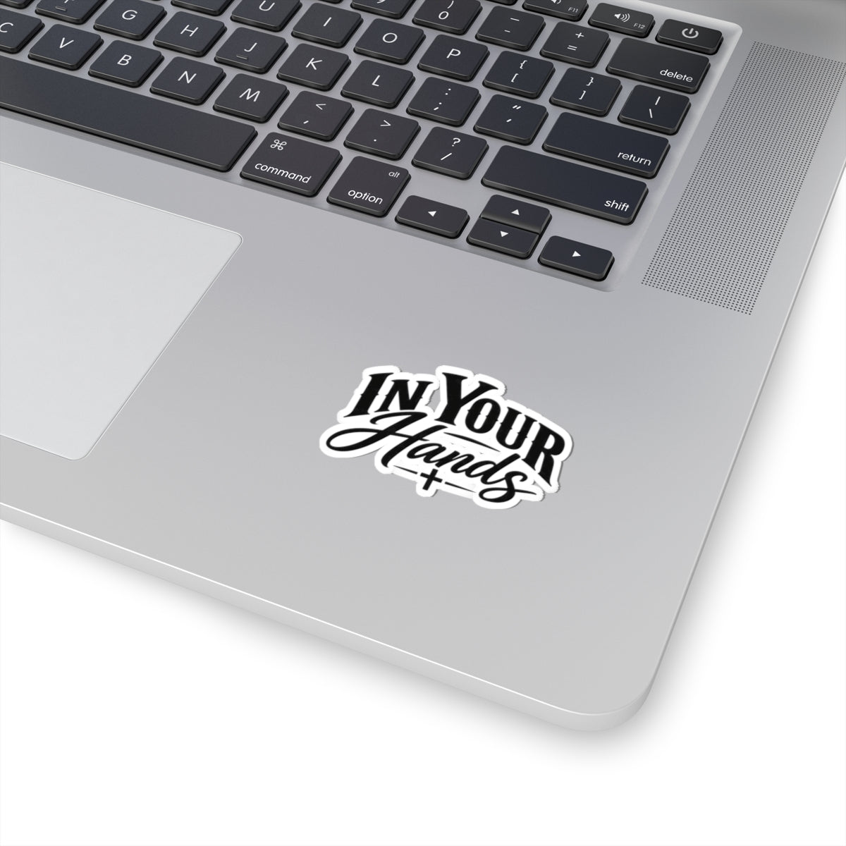 In Your Hands Kiss-Cut Sticker — Script Logo Vinyl Decal