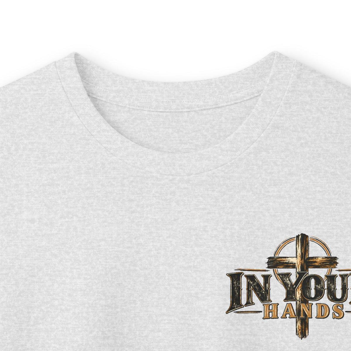 Faith Over Fear Long Sleeve Tee — Christian Desert Cross Graphic