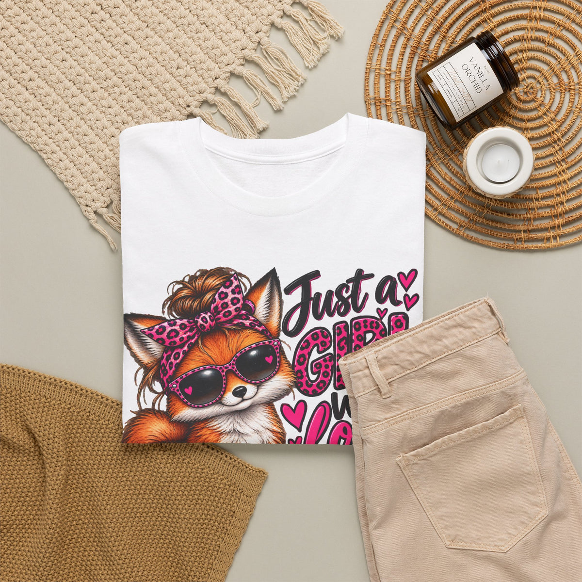 Just a Girl Who Loves Foxes T-Shirt