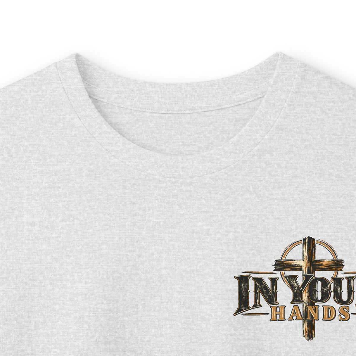 In Your Hands Long Sleeve Tee — Inspirational Christian Cross Shirt