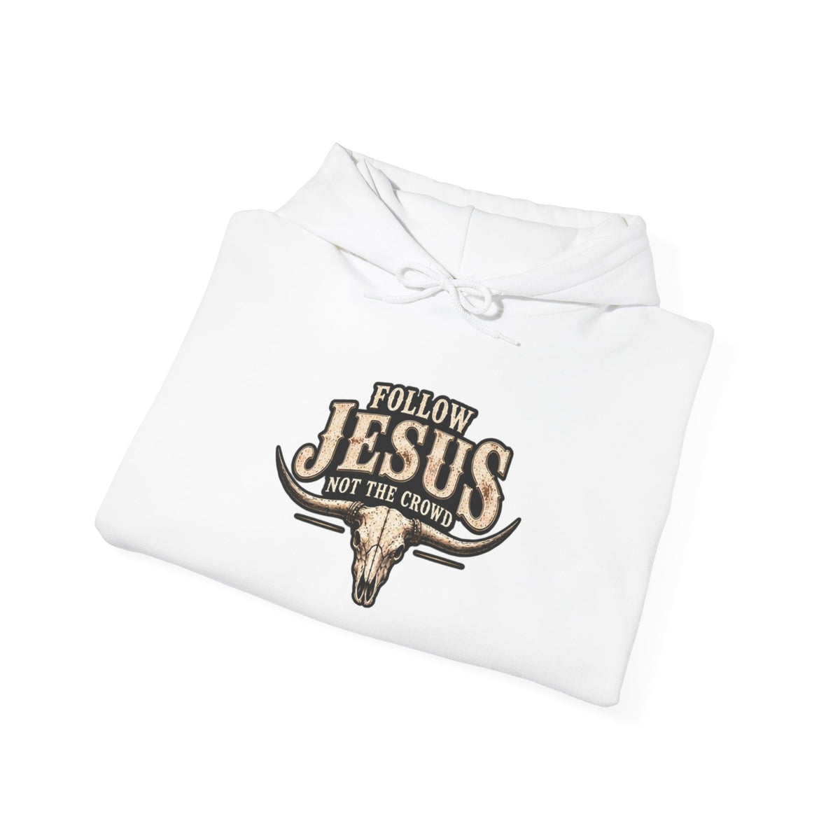 Jesus Not The Crowd Hoodie – Follow Jesus Western Christian Pullover