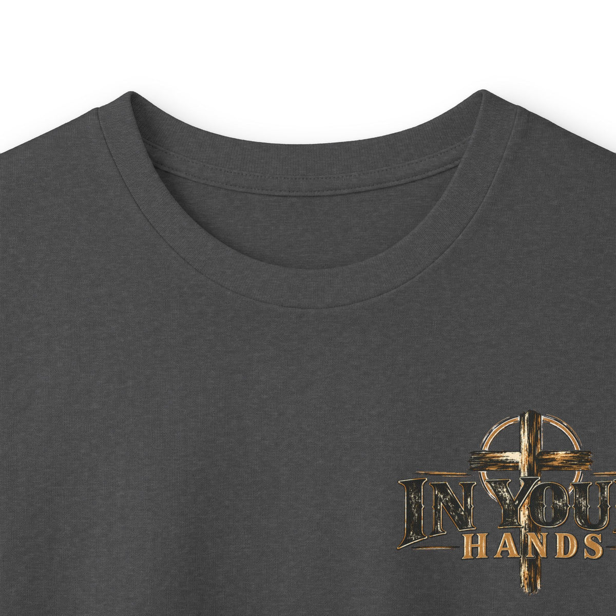 Faith Over Fear Long Sleeve Tee — Christian Desert Cross Graphic