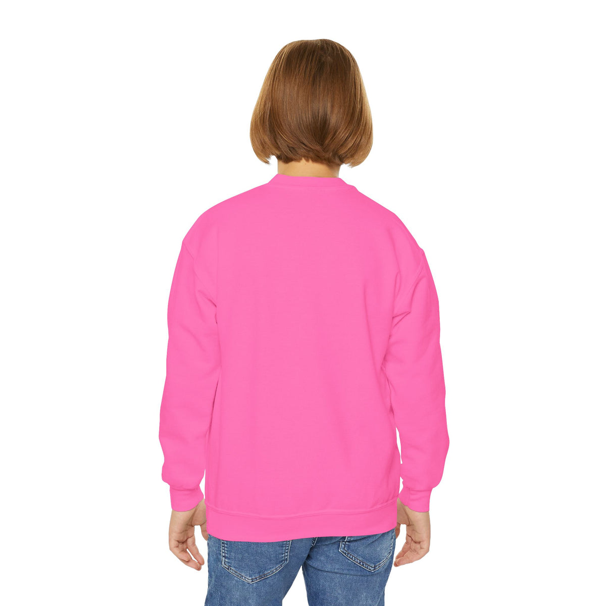 Youth Crewneck Sweatshirt — "Freedom in Christ" Eagle Graphic