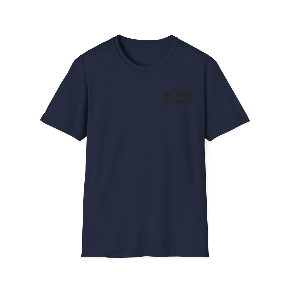 In Your Hands Tee — Minimal Chest Logo Graphic T-Shirt