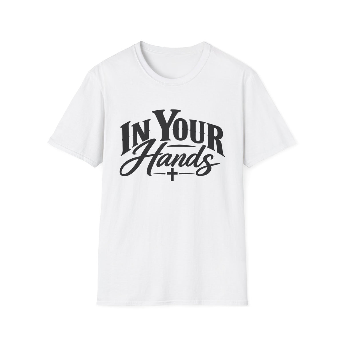 In Your Hands Script Tee — Inspirational Christian Faith T-Shirt