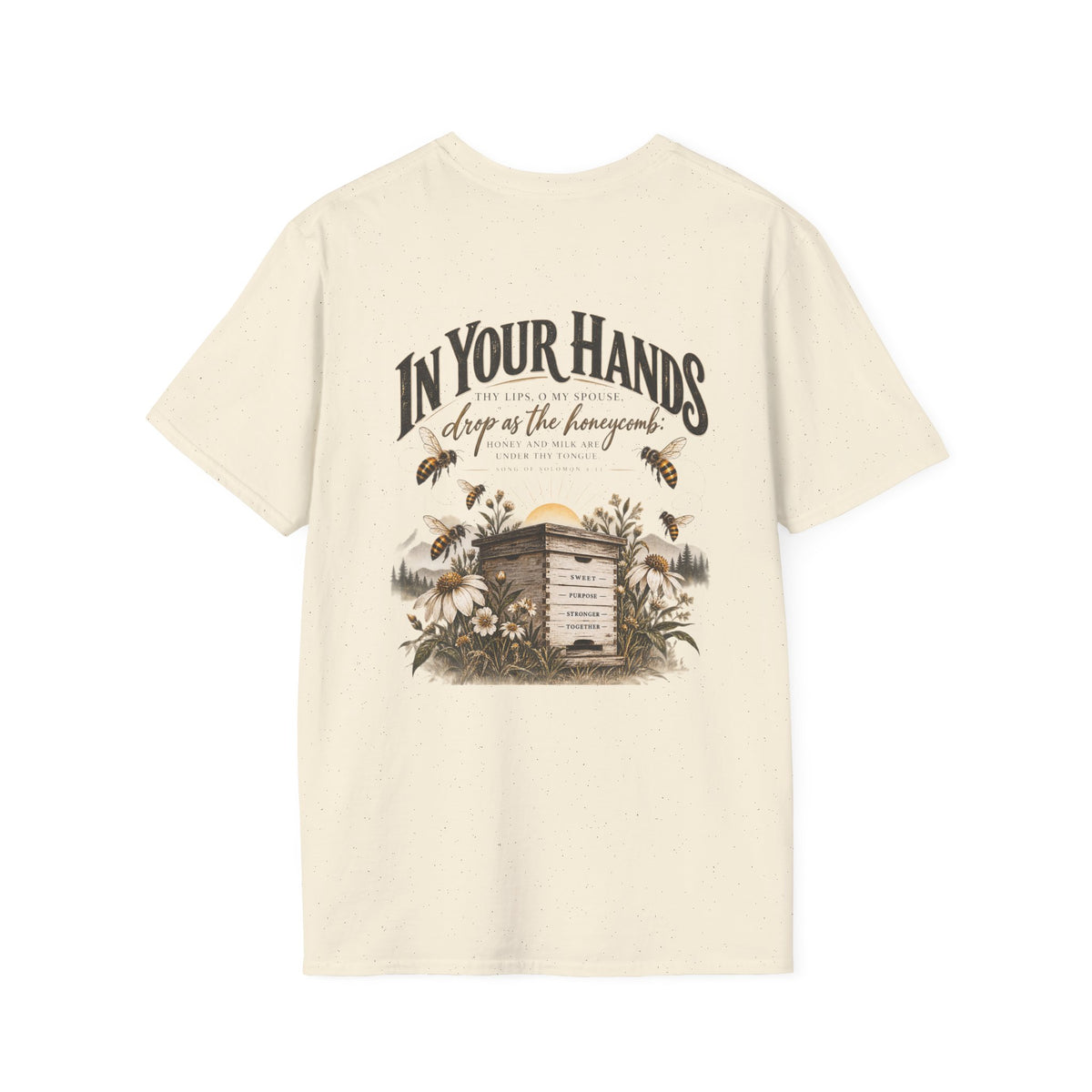 In Your Hands Tee — Minimal Chest Logo Graphic T-Shirt