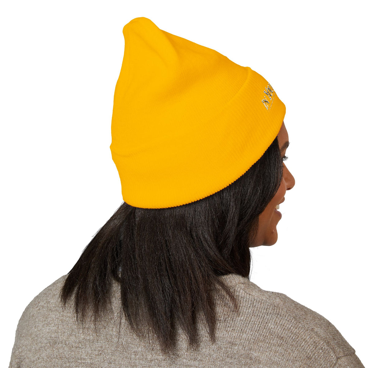 In Your Hands Embroidered Cuffed Beanie