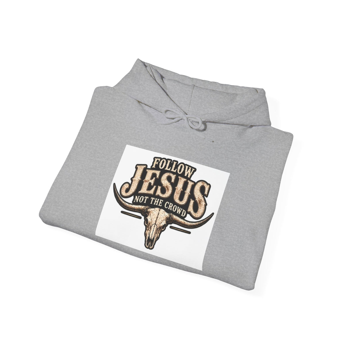 Jesus Not The Crowd Hoodie – Follow Jesus Western Christian Pullover