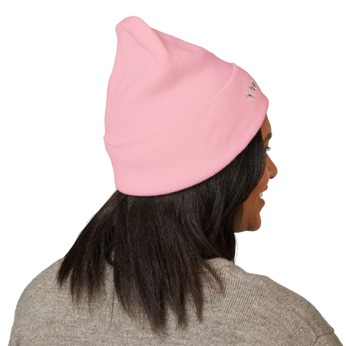 In Your Hands Embroidered Cuffed Beanie