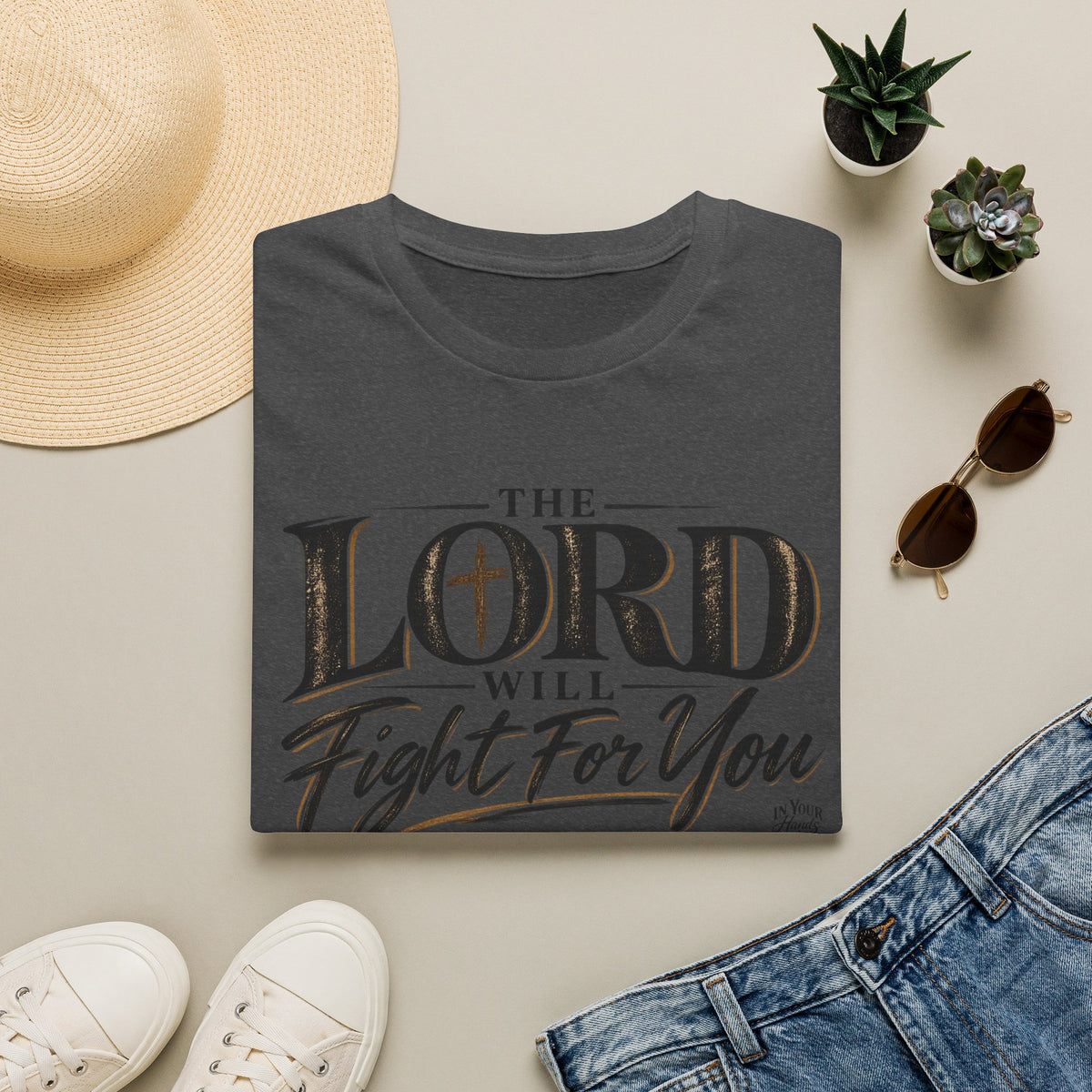 The Lord Will Fight For You T-Shirt — Christian Faith Inspirational Tee