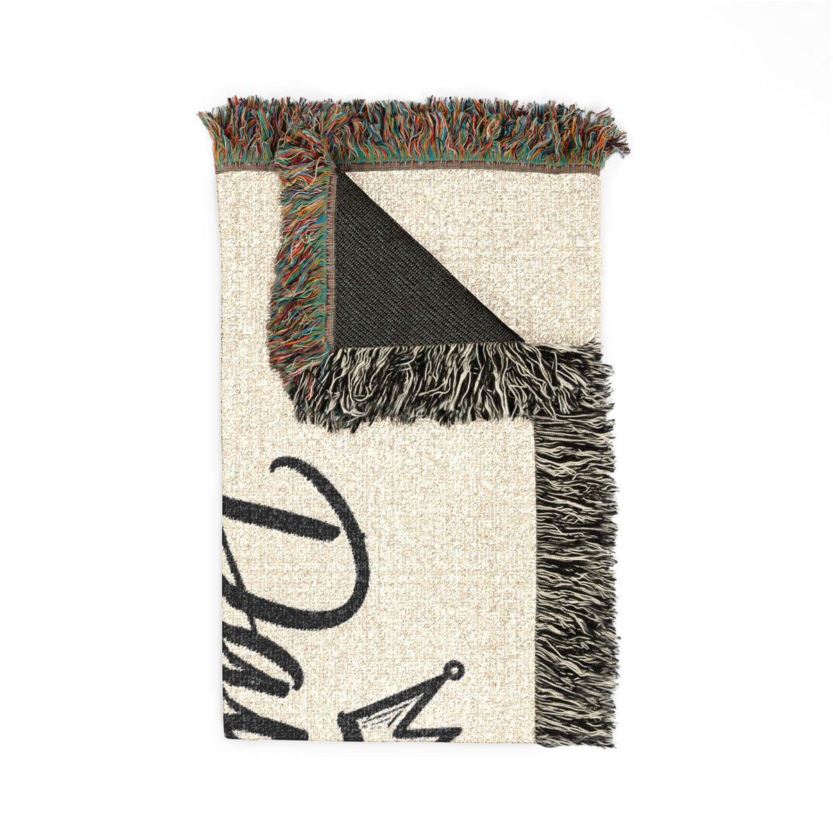 Woven Blanket — "Daughter of the King" Inspirational Christian Throw (Chosen • Loved • Redeemed)