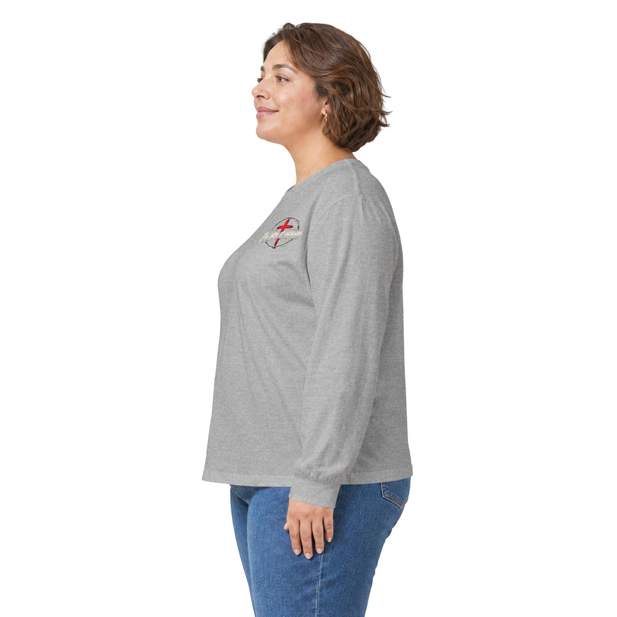 Keep Moving Trucker Long Sleeve Tee — Inspirational Christian Semi-Truck Graphic