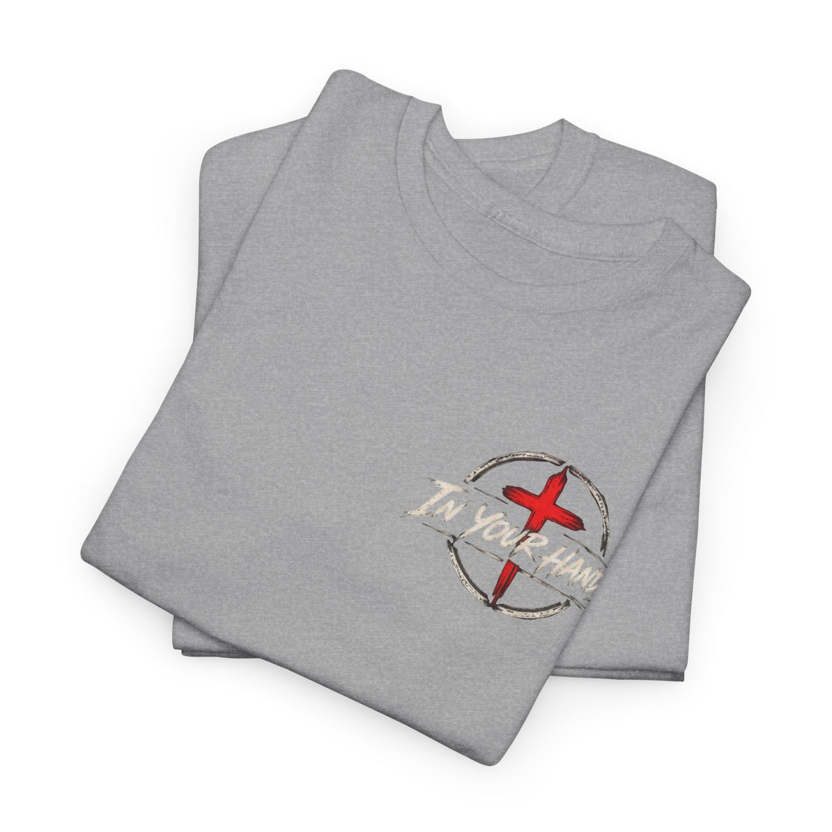 T-Shirt — "In Your Arms" Cross Logo Christian Faith Tee