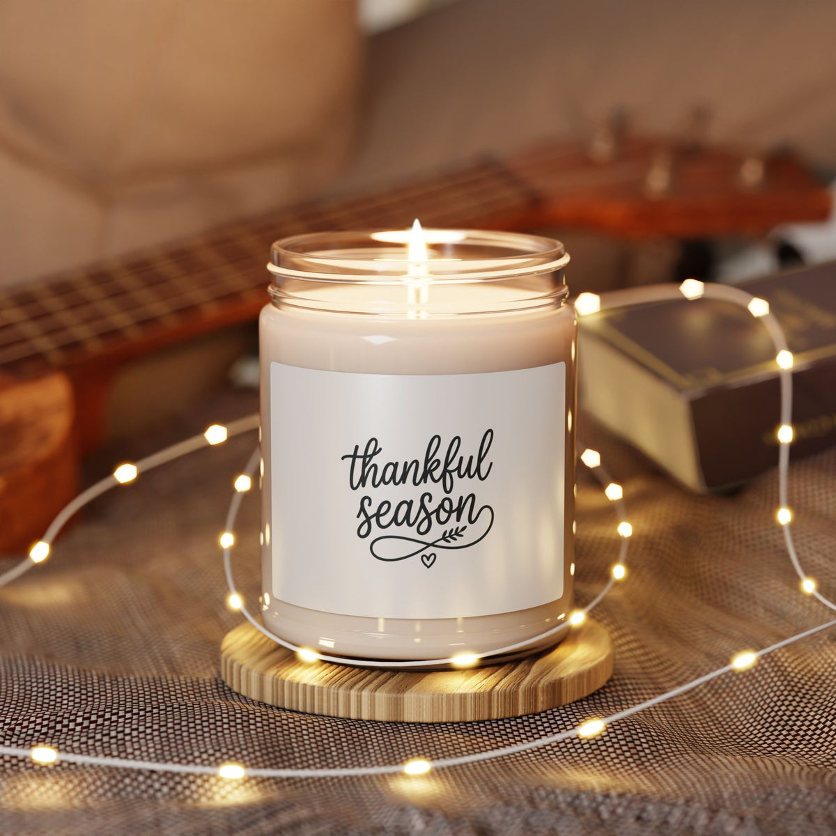 Thankful Season Candle | Thanksgiving Soy Candle, Pumpkin Spice Scent