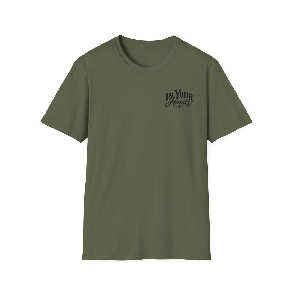 In Your Hands Tee — Minimal Chest Logo Graphic T-Shirt