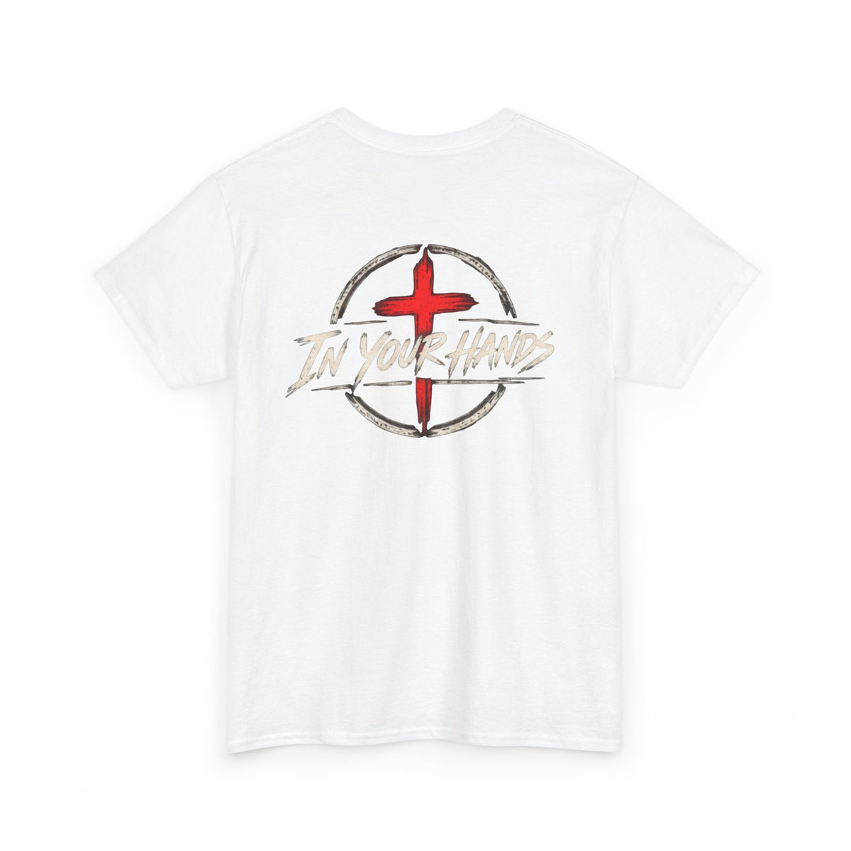T-Shirt — "In Your Arms" Cross Logo Christian Faith Tee