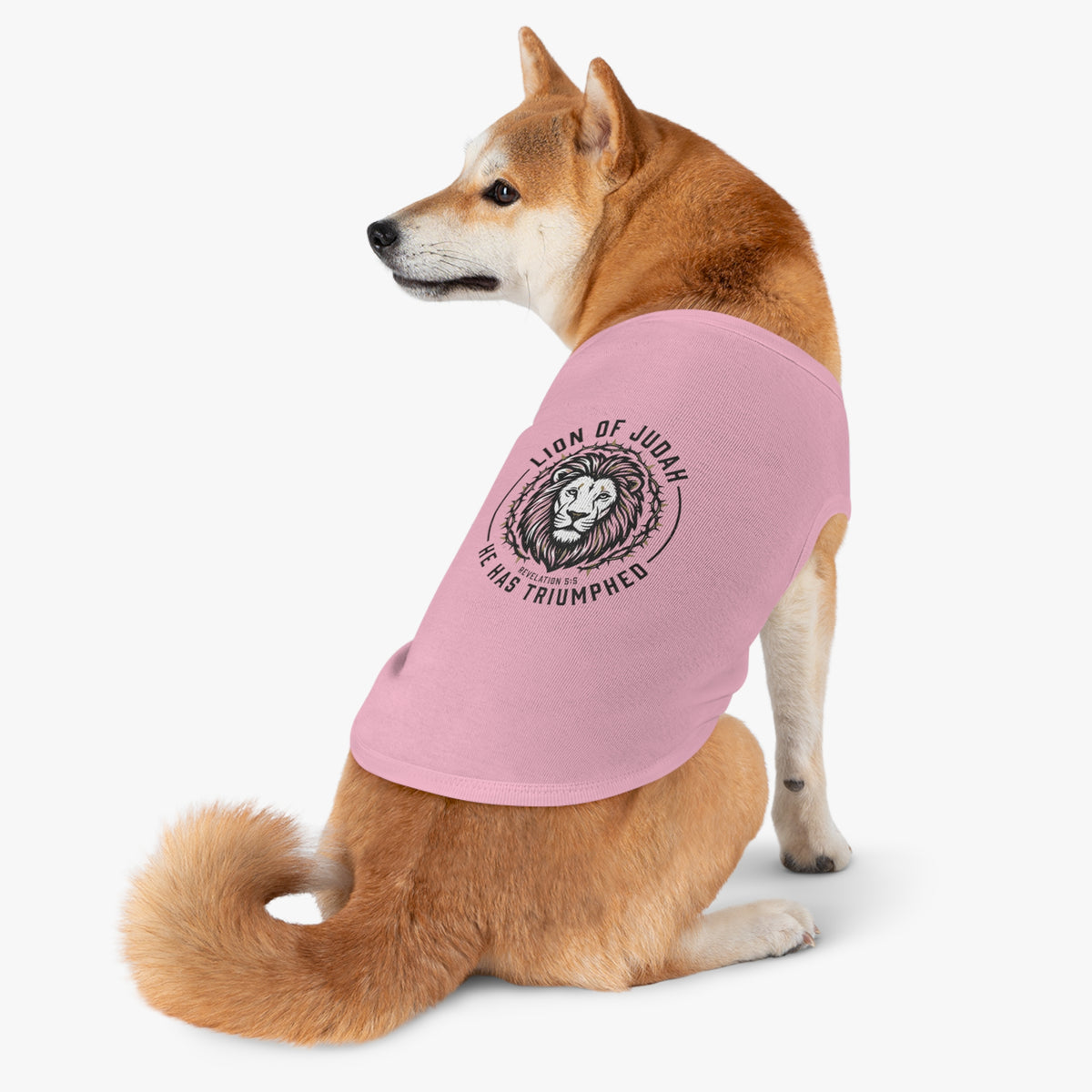Lion Crest Pet Tank Top - Regal Dog & Cat Shirt