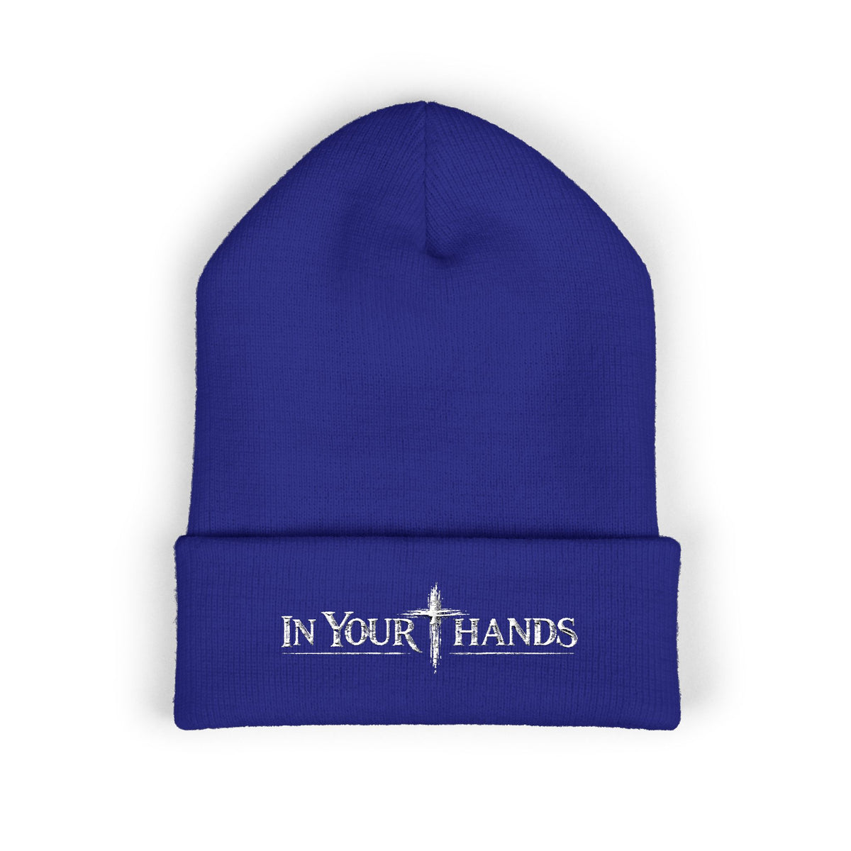 In Your Hands Embroidered Cuffed Beanie