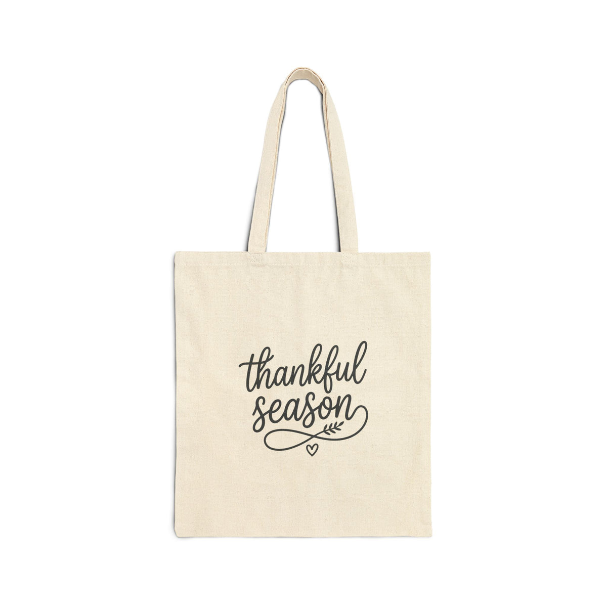 Thankful Season Tote | Thanksgiving Harvest, Fall Foliage Canvas