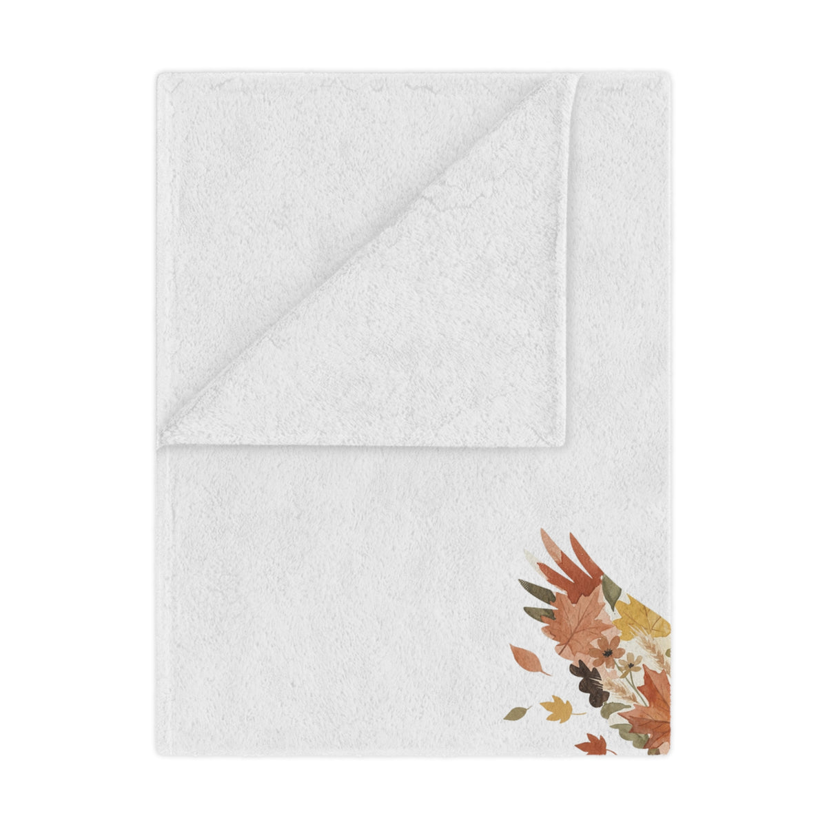 Hope in the Lord Minky Blanket — Christian Inspirational Throw with Autumn Dove Design (Isaiah 40:31)
