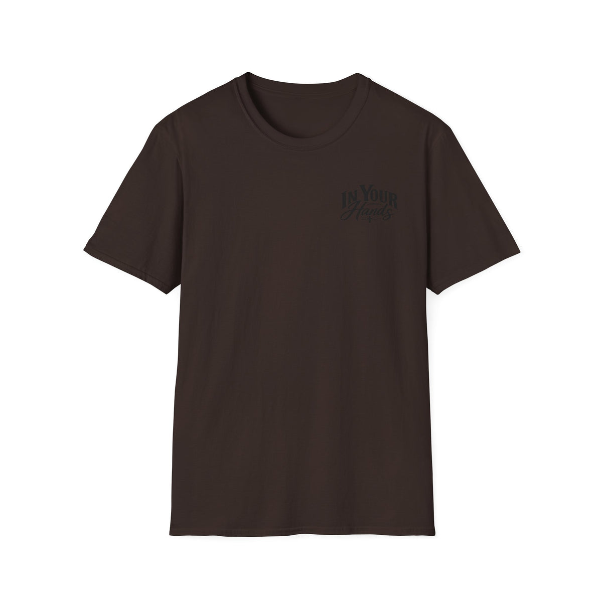 In Your Hands Tee — Minimal Chest Logo Graphic T-Shirt