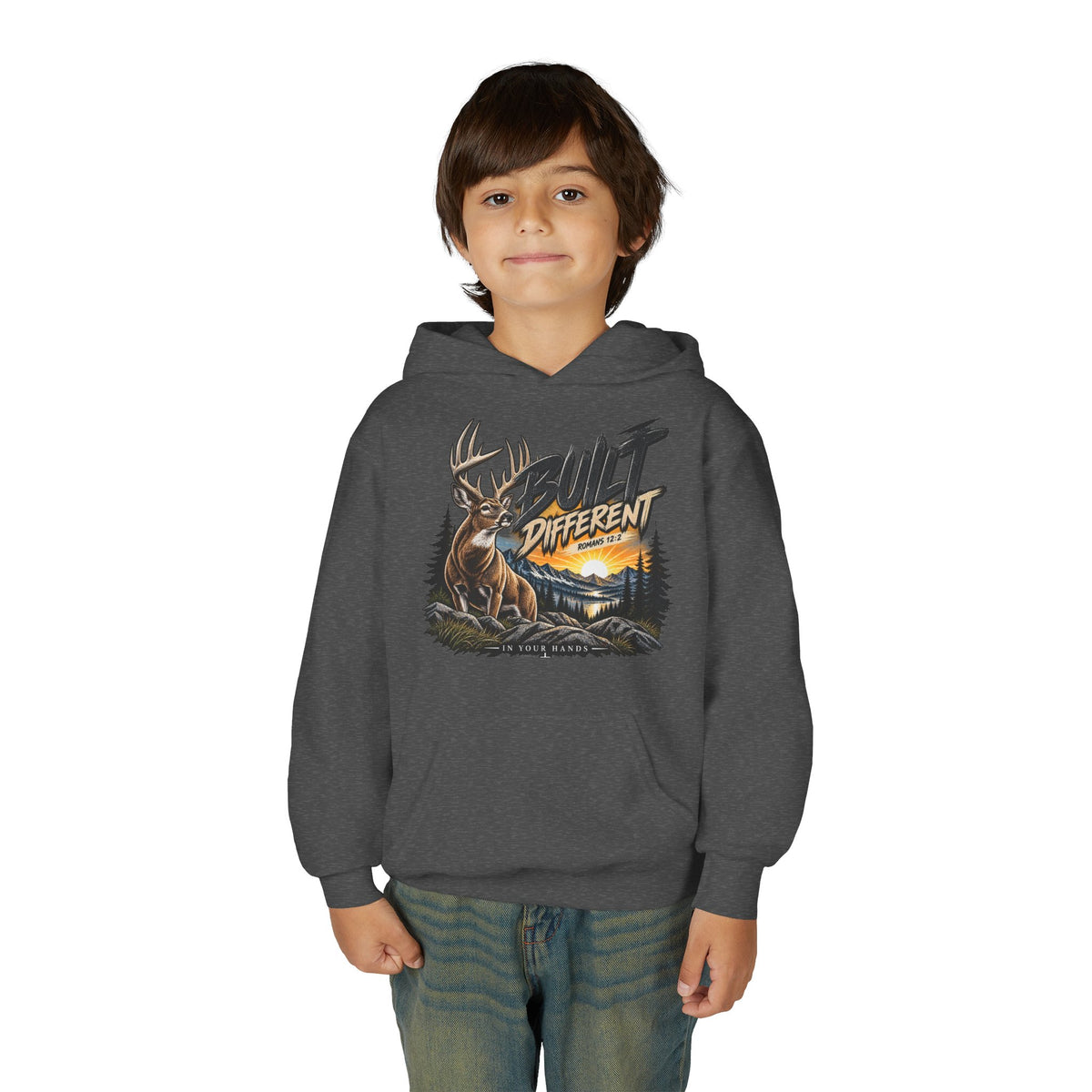 Youth Heavy Blend Hooded Sweatshirt