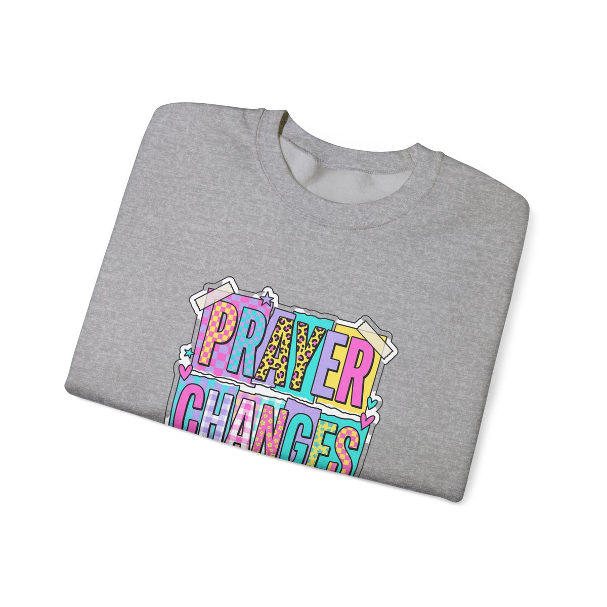 Prayer Changes Things Sweatshirt | Christian, Rainbow Scripture