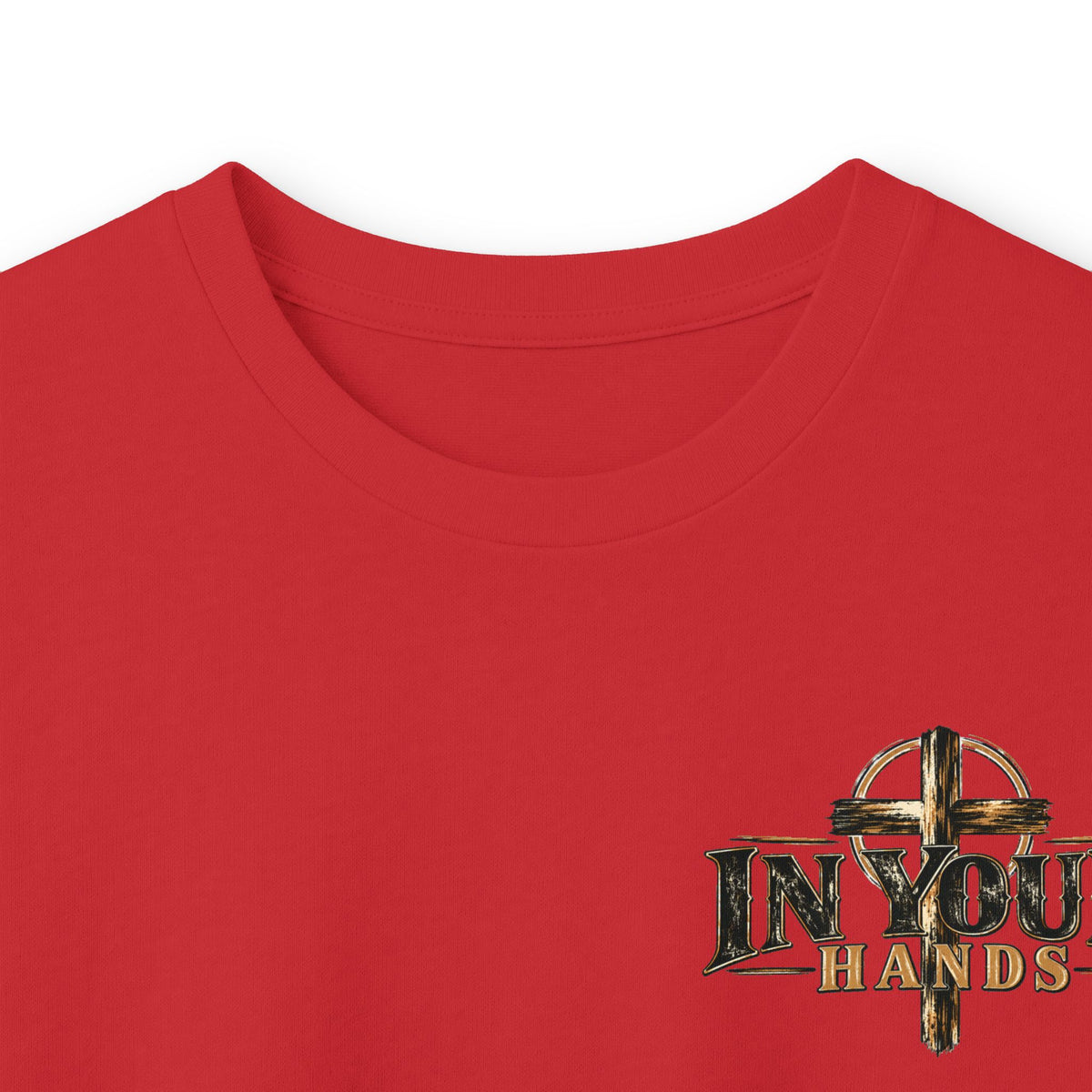 Faith Over Fear Long Sleeve Tee — Christian Desert Cross Graphic