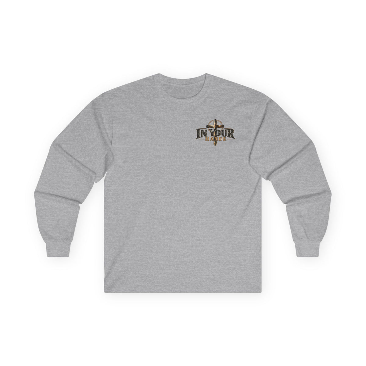 Faith Over Fear Long Sleeve Tee — Christian Desert Cross Graphic