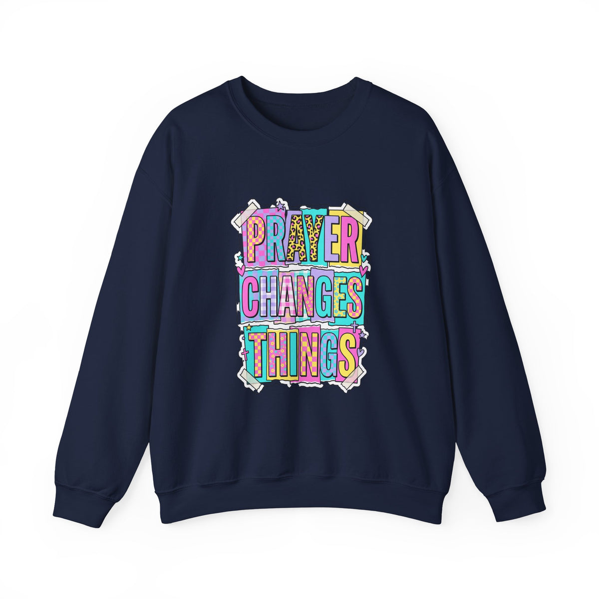 Prayer Changes Things Sweatshirt | Christian, Rainbow Scripture
