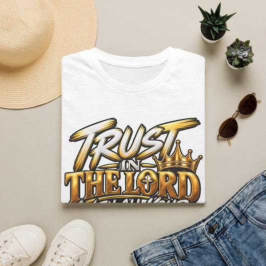 Trust in the Lord T-Shirt — "Trust in the Lord with All Your Heart" Christian Faith Tee