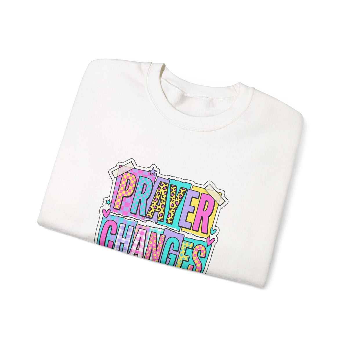Prayer Changes Things Sweatshirt | Christian, Rainbow Scripture