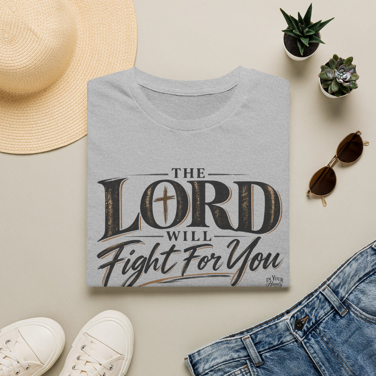 The Lord Will Fight For You T-Shirt — Christian Faith Inspirational Tee
