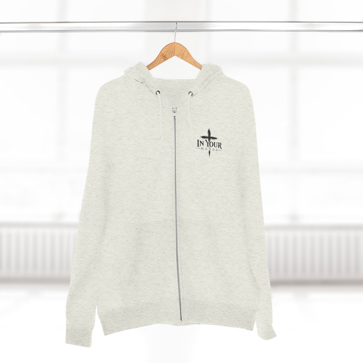 Jesus Is King Zip Hoodie — Christian Faith Graphic Zip-Up