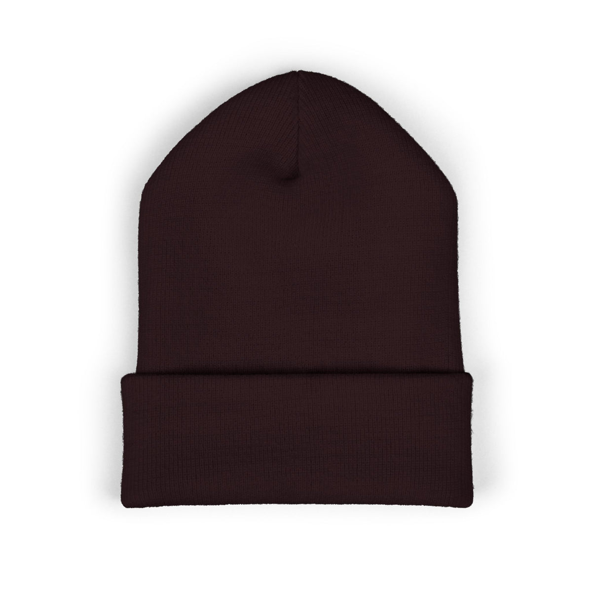 Embroidered 'In Your Hands' Cuffed Beanie - Knit Winter Hat