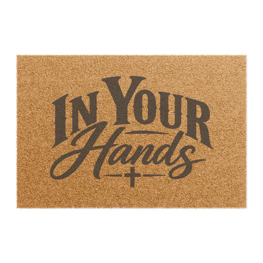 In Your Hands Doormat – Inspirational Script Entrance Mat