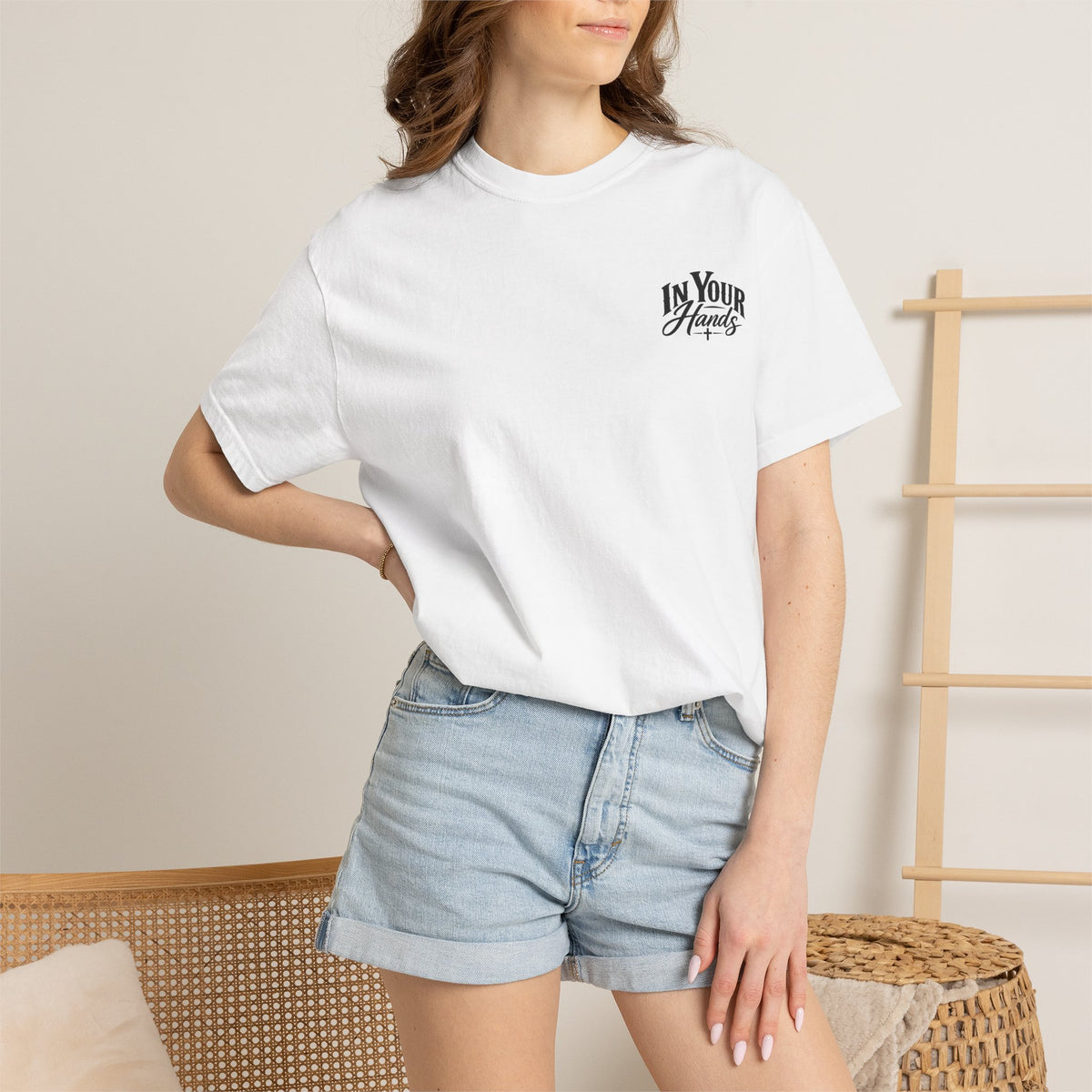 In Your Hands T-Shirt — Floral Bees Inspirational Graphic Tee
