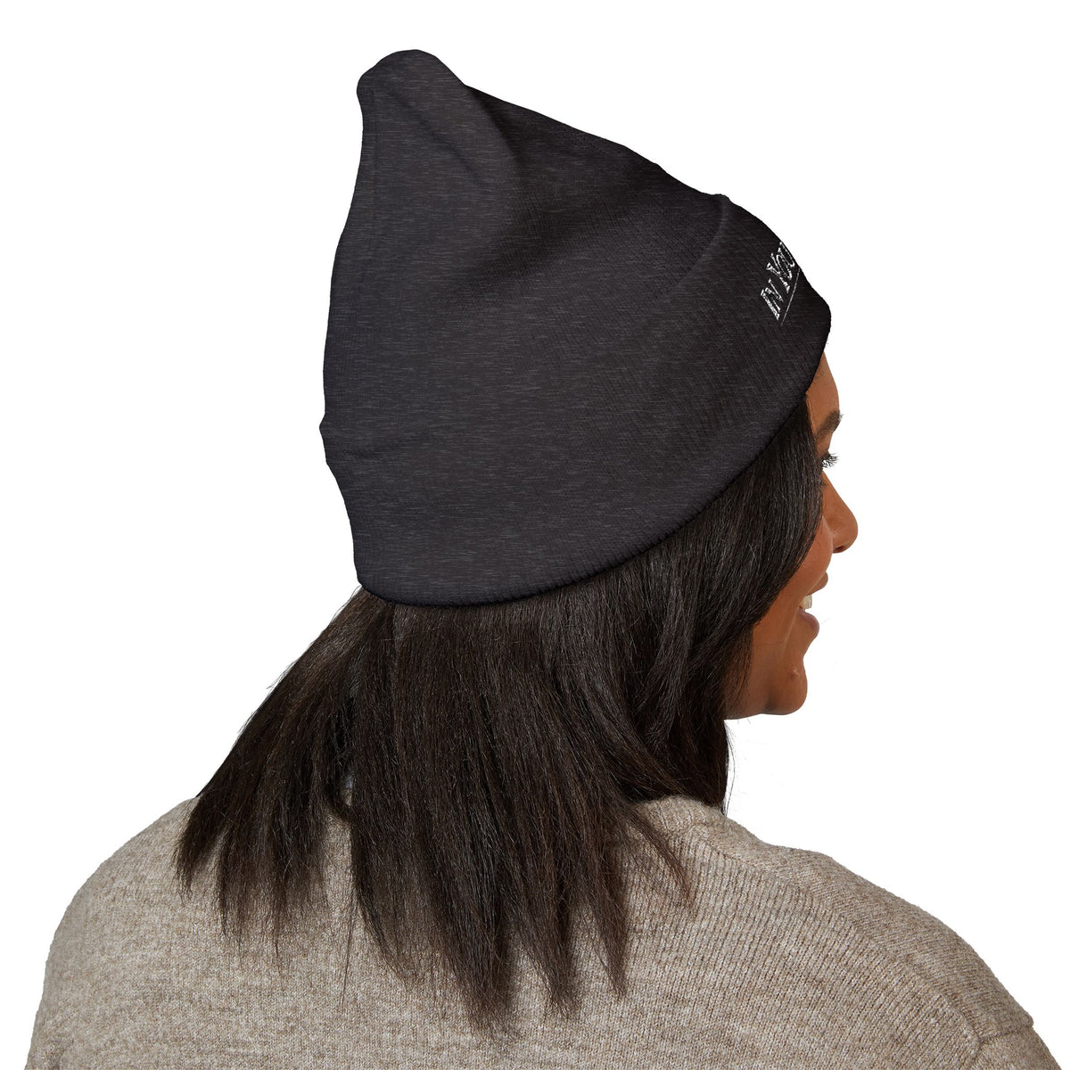 In Your Hands Embroidered Cuffed Beanie
